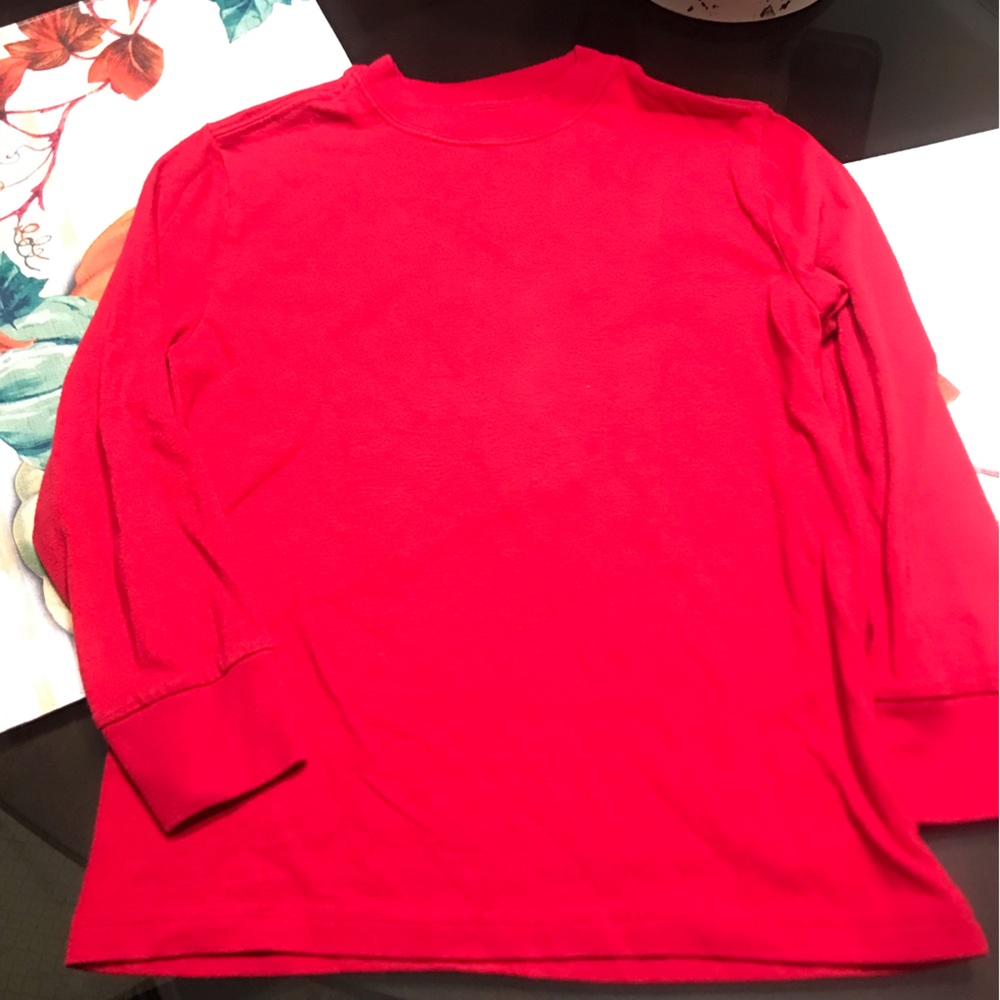 Long Sleeve Red T-shirt